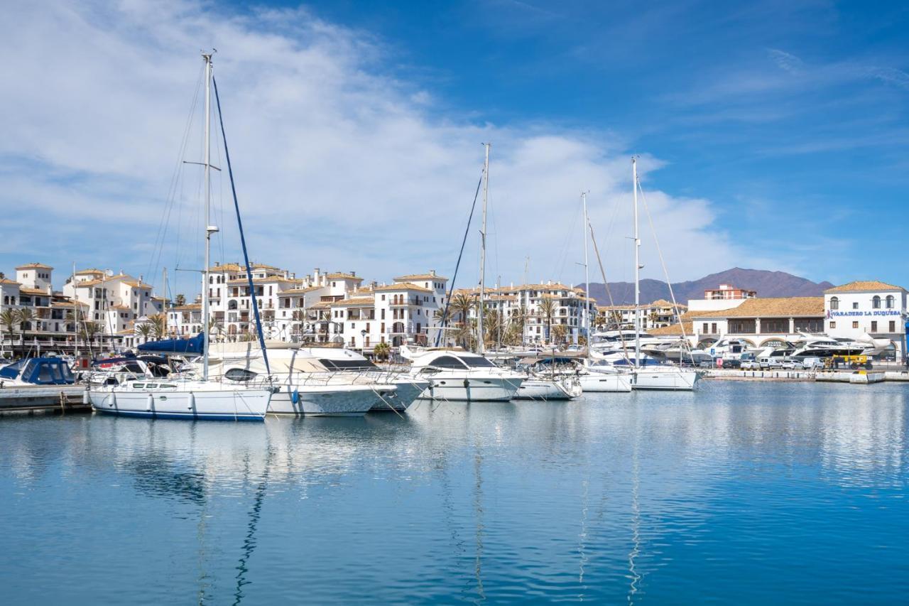 15 First Line Penthouse With Wonderful Seaview Near Duquesa Golf Manilva Andalucia Exterior foto
